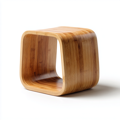 Jorex Premium Bamboo Toilet Stool - Zen Edition