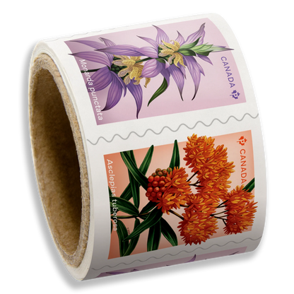 Wildflowers coil of 50 Permanent stamps