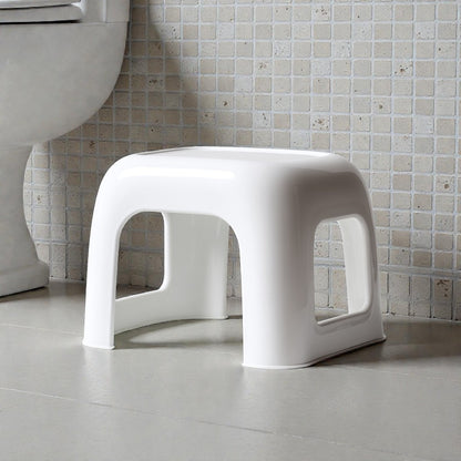 Jorex Ergonomic Toilet Stool - Classic White