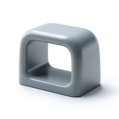 Jorex Ergonomic Toilet Stool - Modern Grey